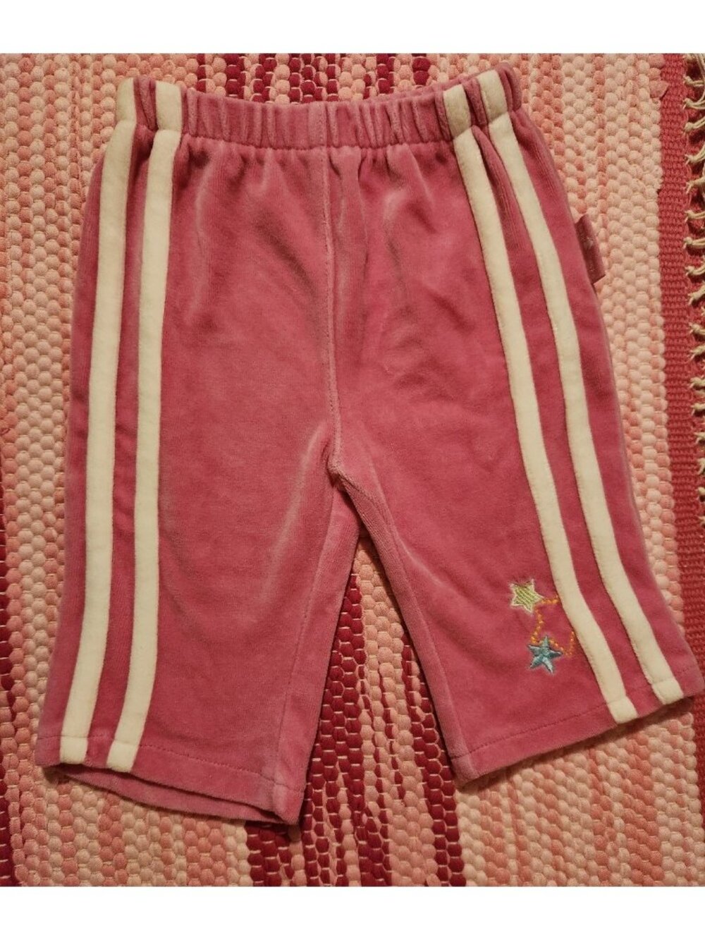 Baby Snoopy Pink Velvet Pants Size 3/6 Months